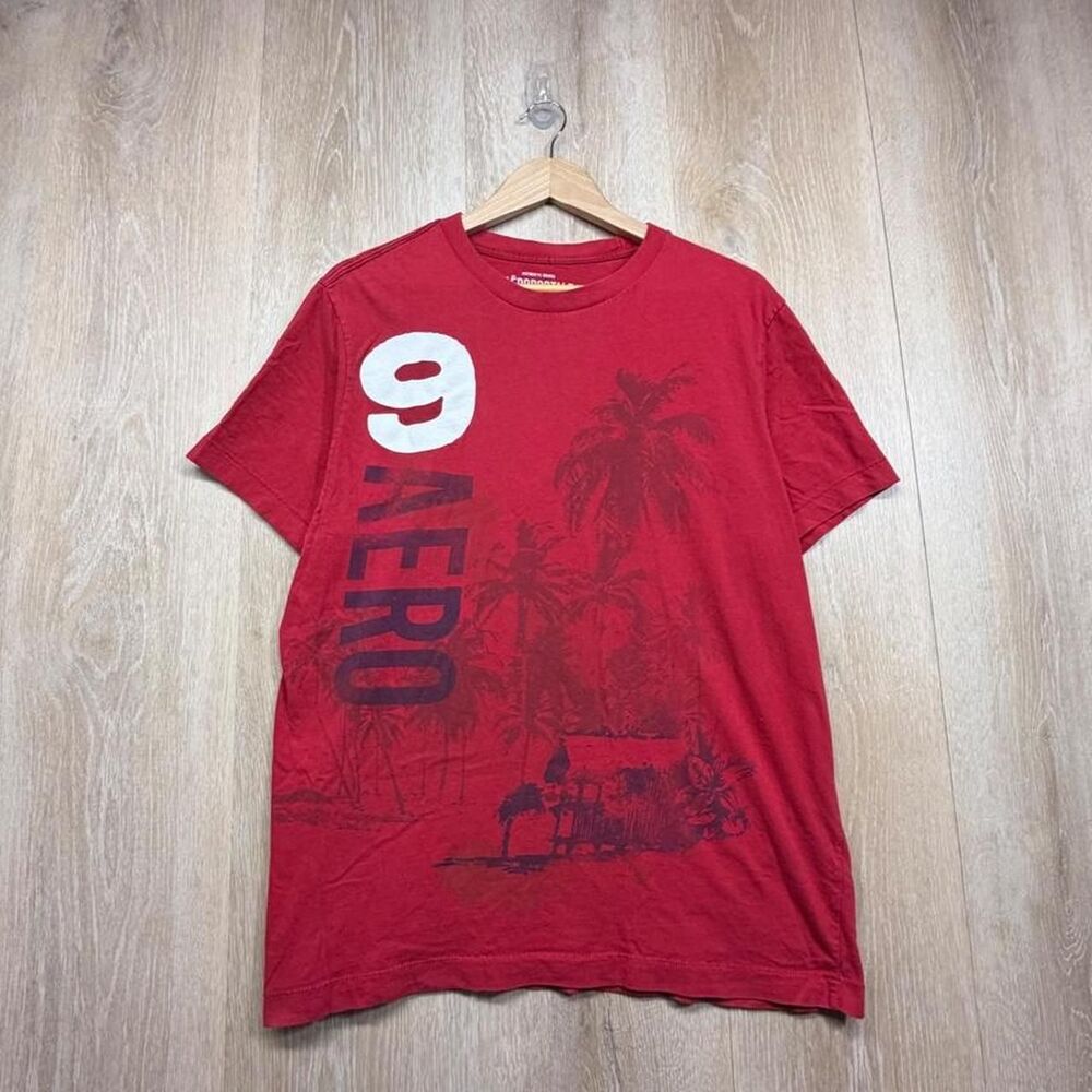 Aeropostale Men's Red T-shirt